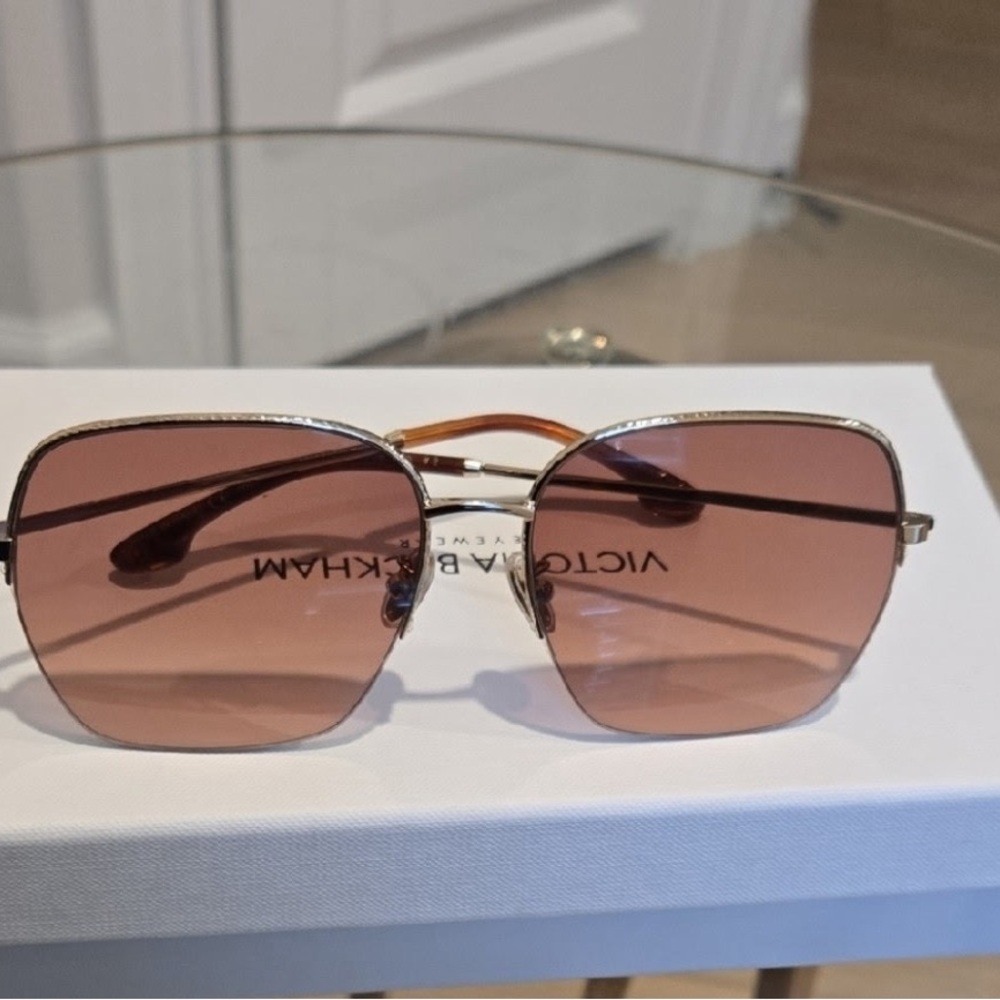 Victoria Beckham Sunglasses - Pink and Gold